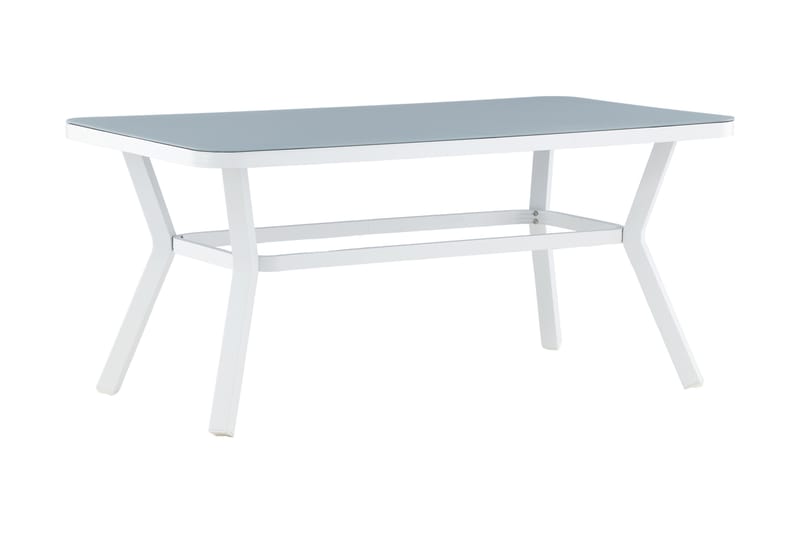 Virya Matbord Utomhus 160 cm - Vit/Grå - Utemöbler - Trädgårdsbord & Utebord - Matbord ute