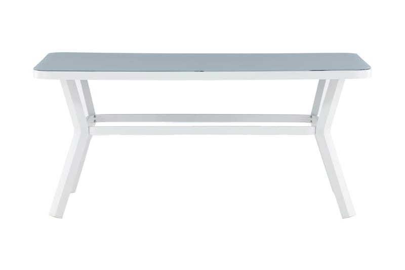 Virya Matbord Utomhus 160 cm - Vit/Grå - Utemöbler - Trädgårdsbord & Utebord - Matbord ute