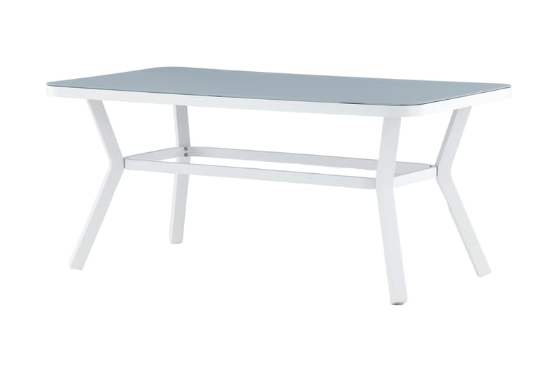 Virya Matbord Utomhus 160 cm - Vit/Grå - Utemöbler - Trädgårdsbord & Utebord - Matbord ute