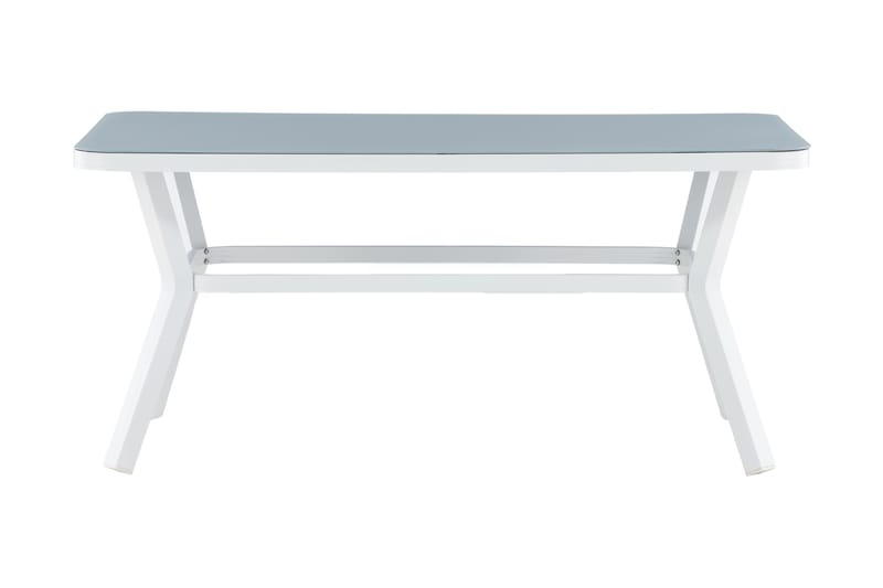 Virya Matbord Utomhus 160 cm - Vit/Grå - Utemöbler - Trädgårdsbord & Utebord - Matbord ute
