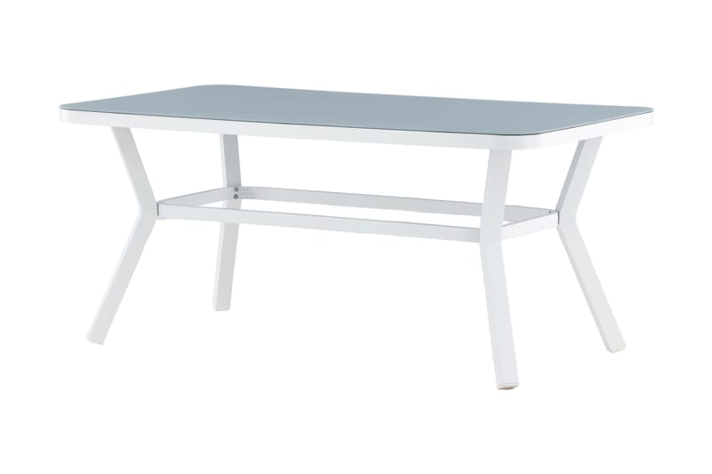 Virya Matbord Utomhus 160 cm - Vit/Grå - Utemöbler - Trädgårdsbord & Utebord - Matbord ute