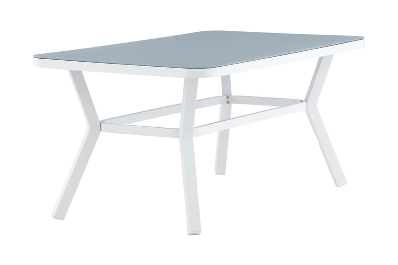 Virya Matbord Utomhus 160 cm - Vit/Grå - Utemöbler - Trädgårdsbord & Utebord - Matbord ute