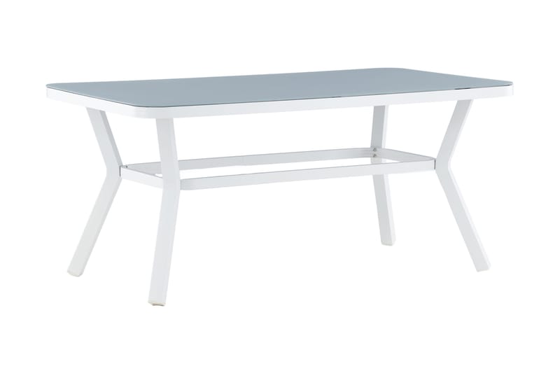Virya Matbord Utomhus 160 cm - Vit/Grå - Utemöbler - Trädgårdsbord & Utebord - Matbord ute