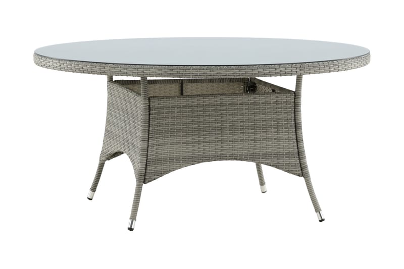 VOLTA Matbord Utomhus 150 Rund Grå - Venture Home - Utemöbler - Trädgårdsbord & Utebord - Matbord ute
