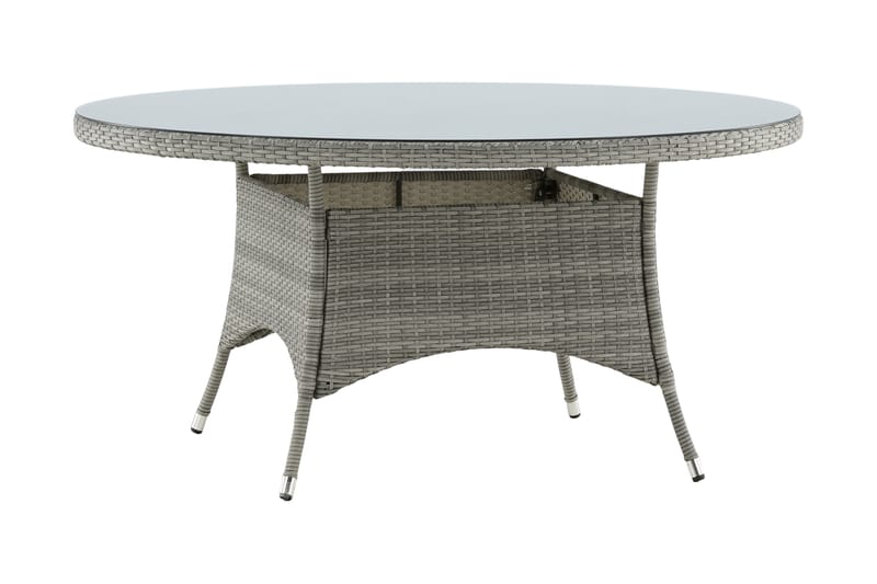 VOLTA Matbord Utomhus 150 Rund Grå - Venture Home - Utemöbler - Trädgårdsbord & Utebord - Matbord ute