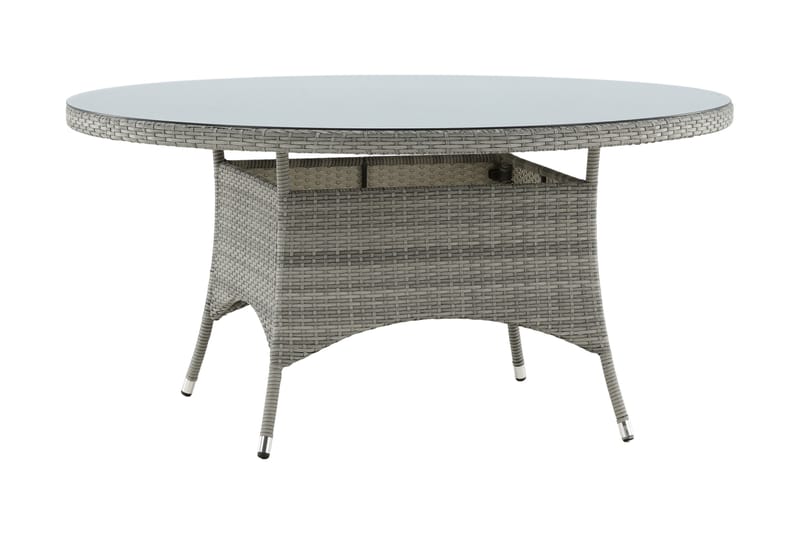 VOLTA Matbord Utomhus 150 Rund Grå - Venture Home - Utemöbler - Trädgårdsbord & Utebord - Matbord ute