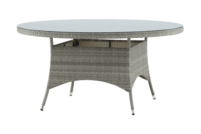 VOLTA Matbord Utomhus 150 Rund Grå - Venture Home - Utemöbler - Trädgårdsbord & Utebord - Matbord ute