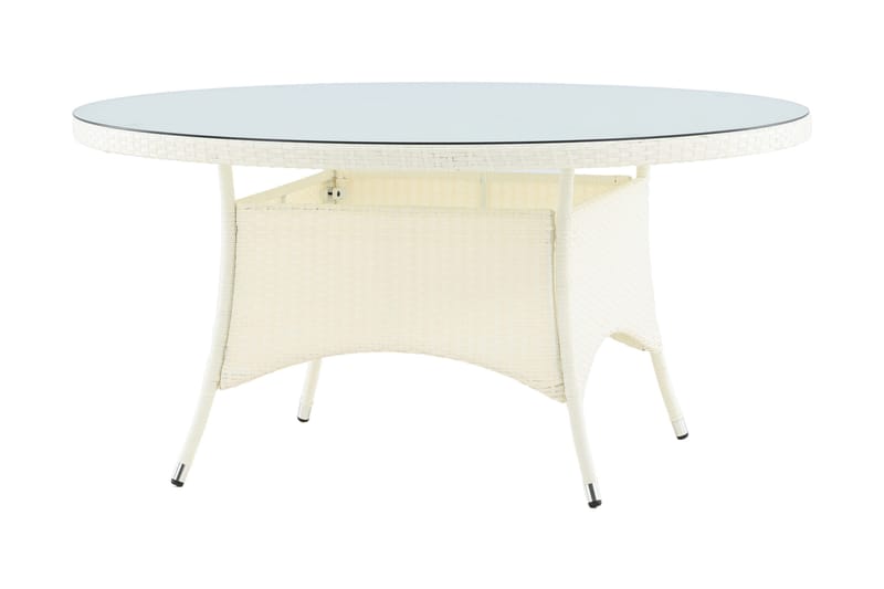 Volta Matbord Utomhus 150 Rund - Vit - Utemöbler - Trädgårdsbord & Utebord - Matbord ute