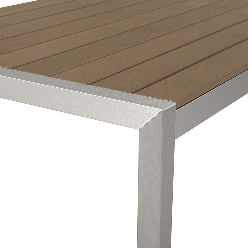 Matbord Vernio 180 cm - Brun - Utemöbler - Trädgårdsbord & Utebord - Matbord ute