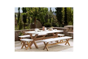 Matsalsset Olbia med bänkar 8-Sits - 8-Sits - Utemöbler - Utegrupp - Matgrupper utomhus