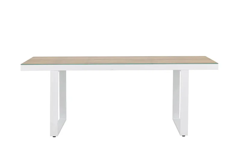 Merlo Matbord Utomhus 90x200 cm - Vit - Utemöbler - Trädgårdsbord & Utebord - Matbord ute
