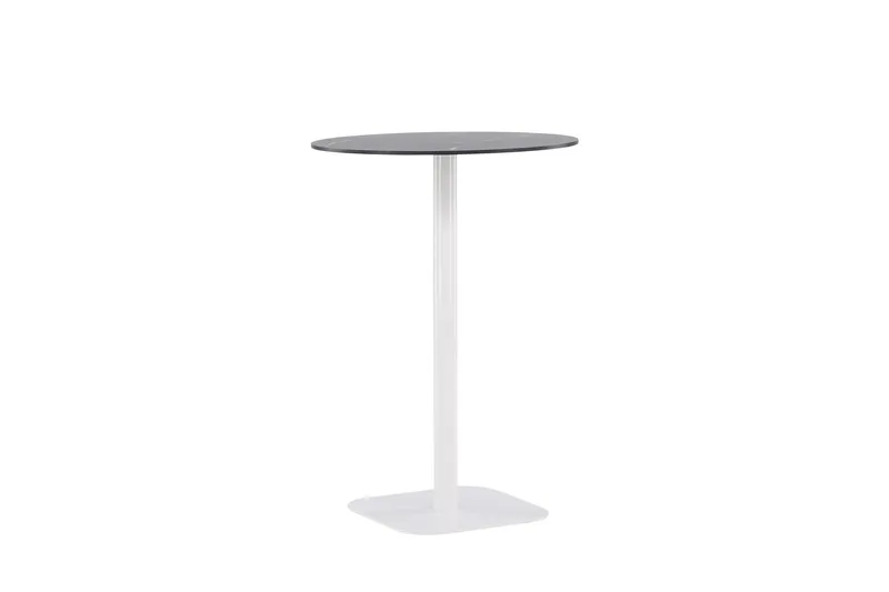 Milano Barbord Utomhus 4-sits Rund - Vit - Utemöbler - Trädgårdsbord & Utebord - Barbord utomhus