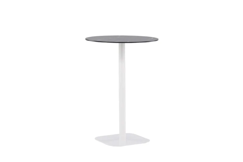 Milano Barbord Utomhus 4-sits Rund - Vit - Utemöbler - Trädgårdsbord & Utebord - Barbord utomhus