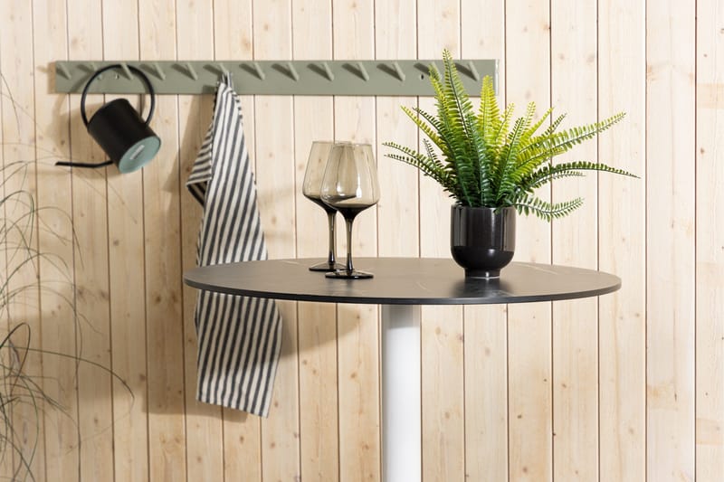 Milano Barbord Utomhus 4-sits Rund - Vit - Utemöbler - Trädgårdsbord & Utebord - Barbord utomhus