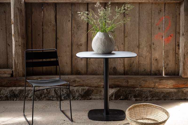 Milano Cafébord 70 cm - Svart - Utemöbler - Trädgårdsbord & Utebord - Cafebord