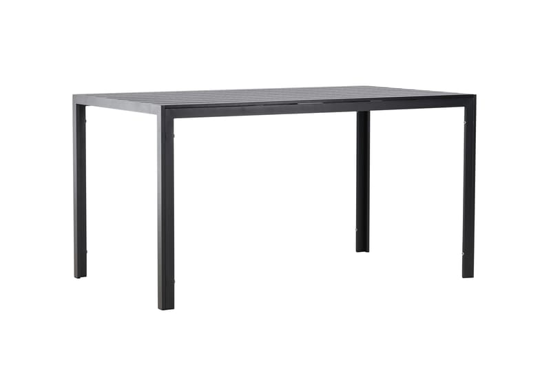 Mirko Matbord Utomhus 80x140 cm - Svart - Utemöbler - Trädgårdsbord & Utebord - Matbord ute