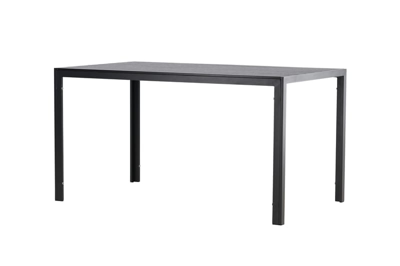 Mirko Matbord Utomhus 80x140 cm - Svart - Utemöbler - Trädgårdsbord & Utebord - Matbord ute