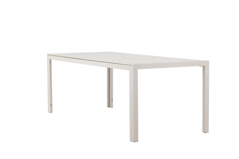 Mirko Matbord Utomhus 90x205 cm - Beige - Utemöbler - Trädgårdsbord & Utebord - Matbord ute