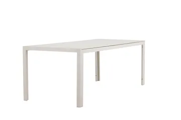 Mirko Matbord Utomhus 90x205 cm - Beige - Utemöbler - Trädgårdsbord & Utebord - Matbord ute