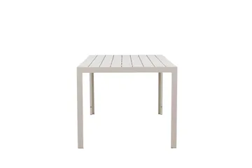 Mirko Matbord Utomhus 90x205 cm - Beige - Utemöbler - Trädgårdsbord & Utebord - Matbord ute