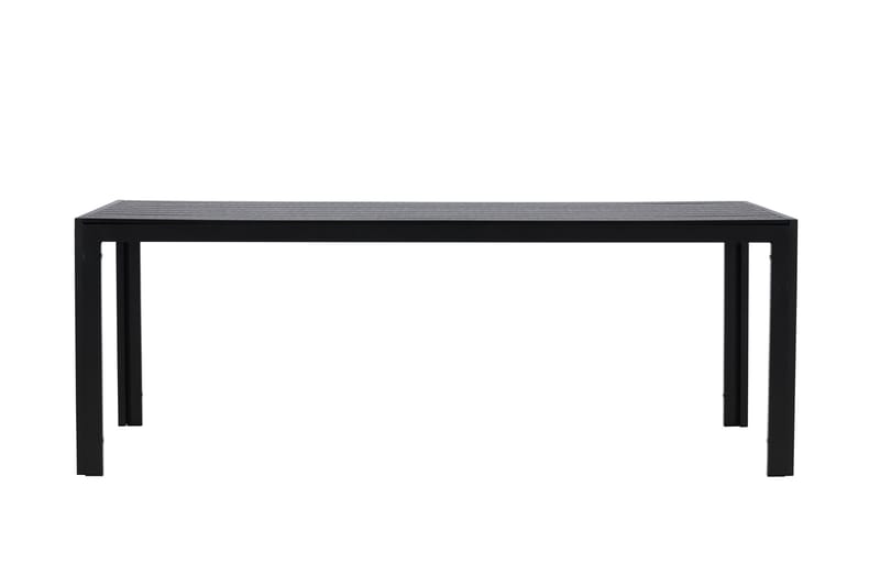 Mirko Matbord Utomhus 90x205 cm - Svart - Utemöbler - Trädgårdsbord & Utebord - Matbord ute
