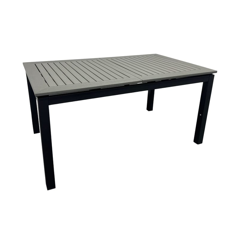 Monaco förlängningsbart bord utomhus 150-250x90 cm - Svart/Grå - Utemöbler - Trädgårdsbord & Utebord - Matbord ute