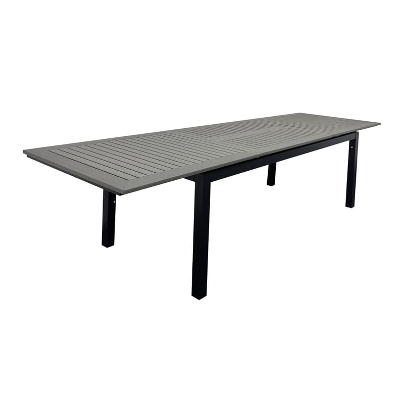 Monaco förlängningsbart bord utomhus 210/310x90 cm - Svart/Grå - Utemöbler - Trädgårdsbord & Utebord - Matbord ute