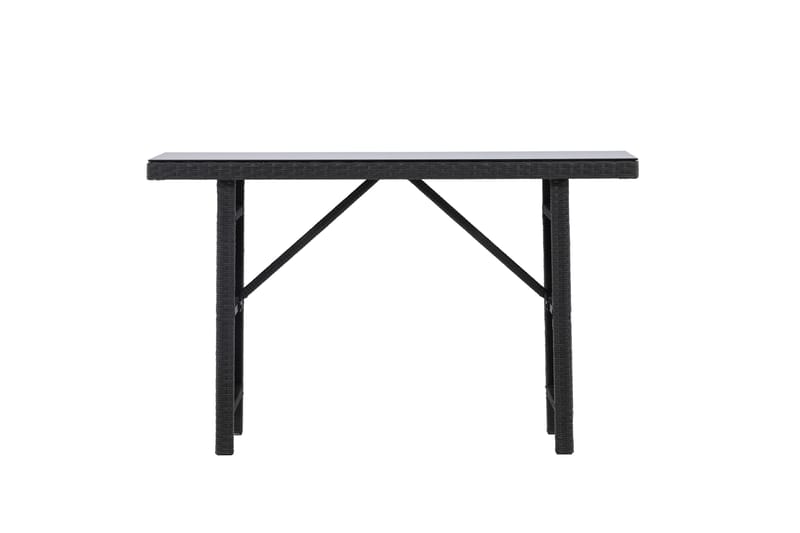 Padova Sidobord Utomhus 40x120 cm - Svart - Utemöbler - Trädgårdsbord & Utebord - Sidobord utomhus
