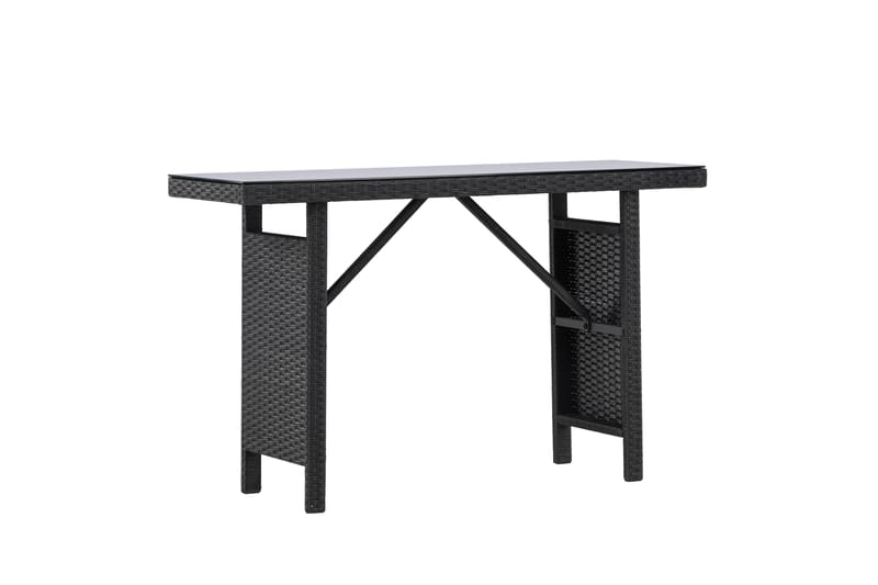 Padova Sidobord Utomhus 40x120 cm - Svart - Utemöbler - Trädgårdsbord & Utebord - Sidobord utomhus