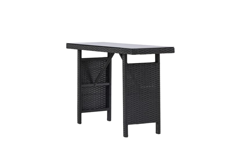 Padova Sidobord Utomhus 40x120 cm - Svart - Utemöbler - Trädgårdsbord & Utebord - Sidobord utomhus