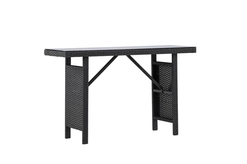 Padova Sidobord Utomhus 40x120 cm - Svart - Utemöbler - Trädgårdsbord & Utebord - Sidobord utomhus