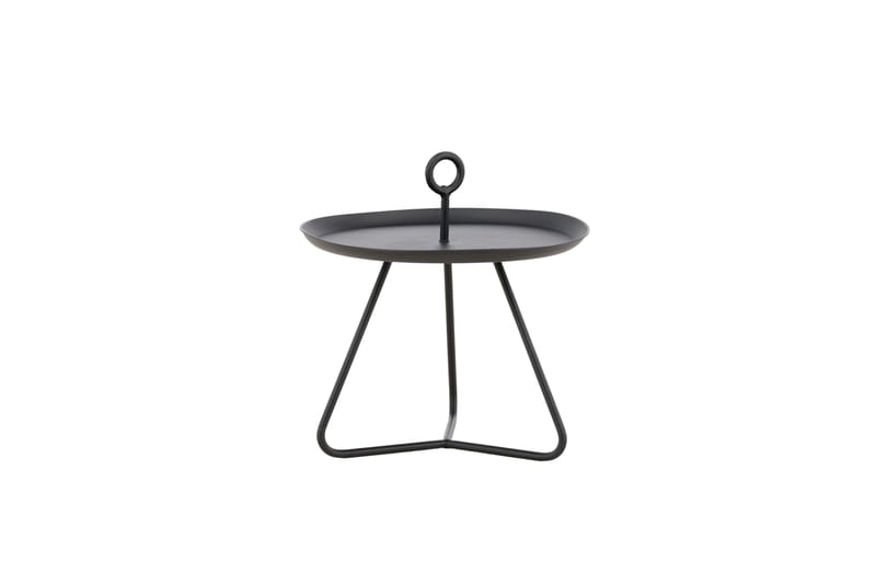 Pamplona Sidobord Utomhus 40 cm - Svart - Utemöbler - Trädgårdsbord & Utebord - Sidobord utomhus