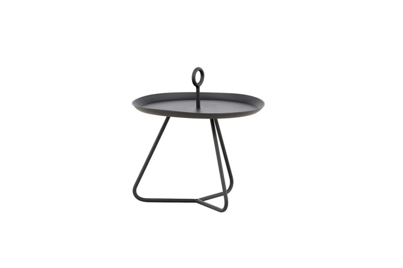 Pamplona Sidobord Utomhus 40 cm - Svart - Utemöbler - Trädgårdsbord & Utebord - Sidobord utomhus