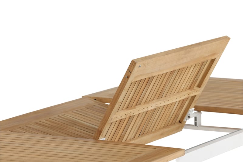 PANAMA Förlängningsbart Matbord 160-240 cm Brun/Vit - Venture Home - Matbord ute