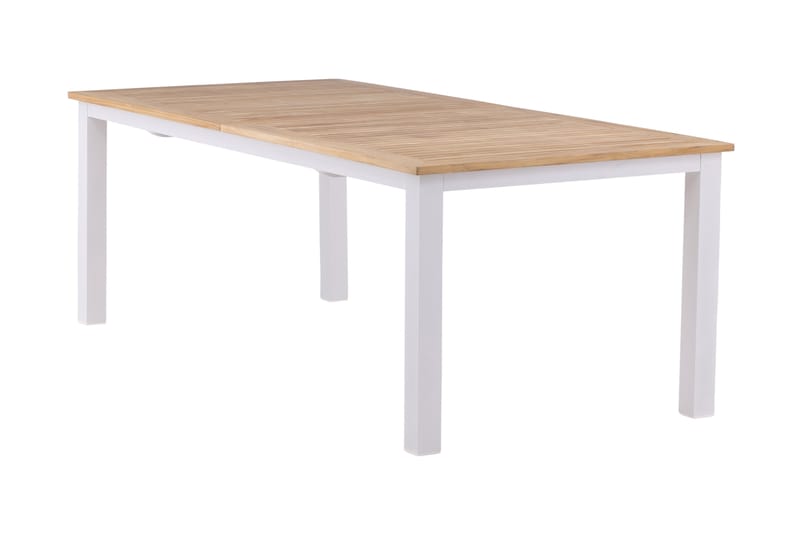 PANAMA Förlängningsbart Matbord 224-324 cm Teak/Vit - Venture Home - Matbord ute