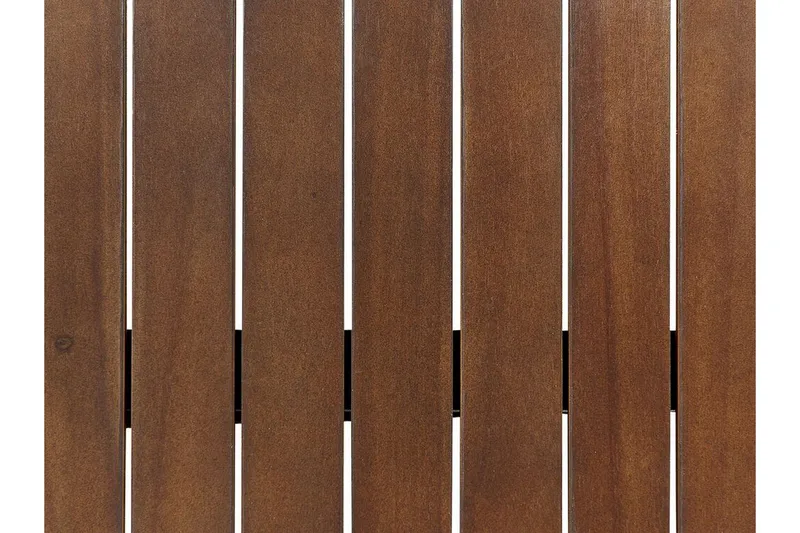 Paolo Hopfällbart Sidobord BrickUtebord och Avlastningsbord Utomhus 68 cm Trä - Mörkbrun - Utemöbler - Trädgårdsbord & Utebord - Sidobord utomhus