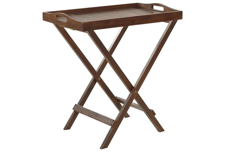 PAOLO Sidobord Utomhus 68x45 cm Mörkbrun - Utemöbler - Trädgårdsbord & Utebord - Sidobord utomhus