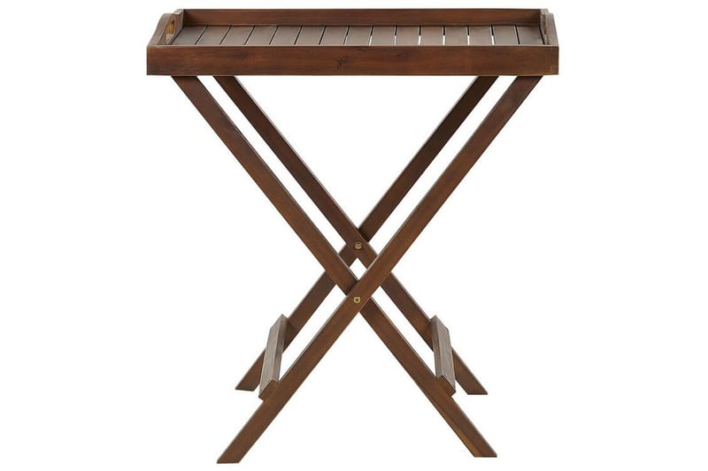PAOLO Sidobord Utomhus 68x45 cm Mörkbrun - Utemöbler - Trädgårdsbord & Utebord - Sidobord utomhus