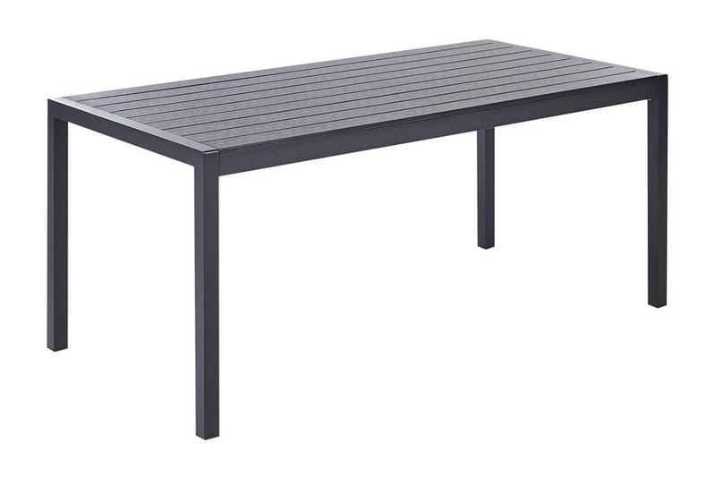 PERETA Matbord Utomhus 180x90 cm Svart - Utemöbler - Trädgårdsbord & Utebord - Matbord ute