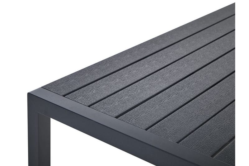 PERETA Matbord Utomhus 180x90 cm Svart - Utemöbler - Trädgårdsbord & Utebord - Matbord ute