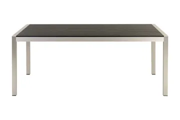 Pereta Matbord Utomhus 180x90 cm - Svart/Silver - Utemöbler - Trädgårdsbord & Utebord - Matbord ute