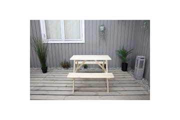 Picknickbord Mini Rasta för Barn - Naturfärgad - Utemöbler - Trädgårdsbord & Utebord - Picknickbord