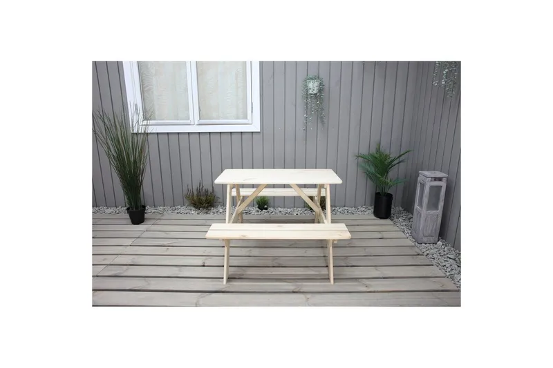 Picknickbord Mini Rasta för Barn - Naturfärgad - Utemöbler - Trädgårdsbord & Utebord - Picknickbord