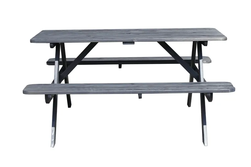 Nancie Picknickbord 158 cm - Kaffesvart - Utemöbler - Trädgårdsbord & Utebord - Picknickbord