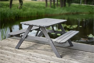 Nancie Picknickbord 158 cm - Grå - Utemöbler - Trädgårdsbord & Utebord - Picknickbord