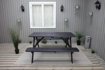 Nancie Picknickbord 158 cm - Kaffesvart - Utemöbler - Trädgårdsbord & Utebord - Picknickbord