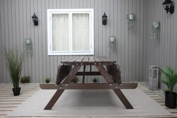 Nancie Picknickbord 150 cm - Brun - Utemöbler - Trädgårdsbord & Utebord - Picknickbord