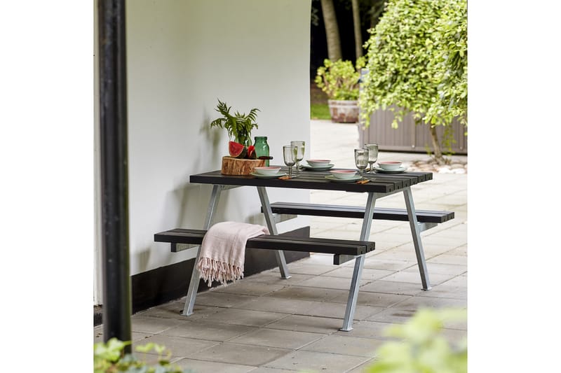 PLUS Alpha Bord/Bänkset 118 cm - Utemöbler - Trädgårdsbord & Utebord - Picknickbord