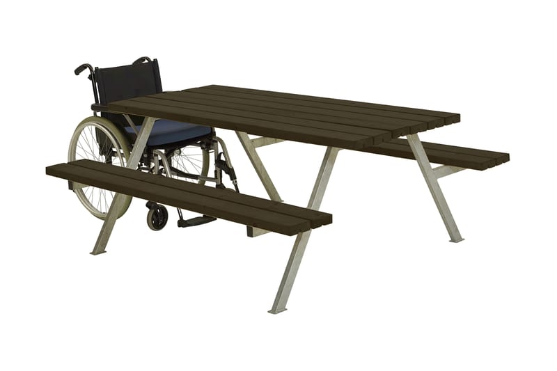 PLUS Alpha Bord/Bänkset 177 cm - Utemöbler - Trädgårdsbord & Utebord - Picknickbord