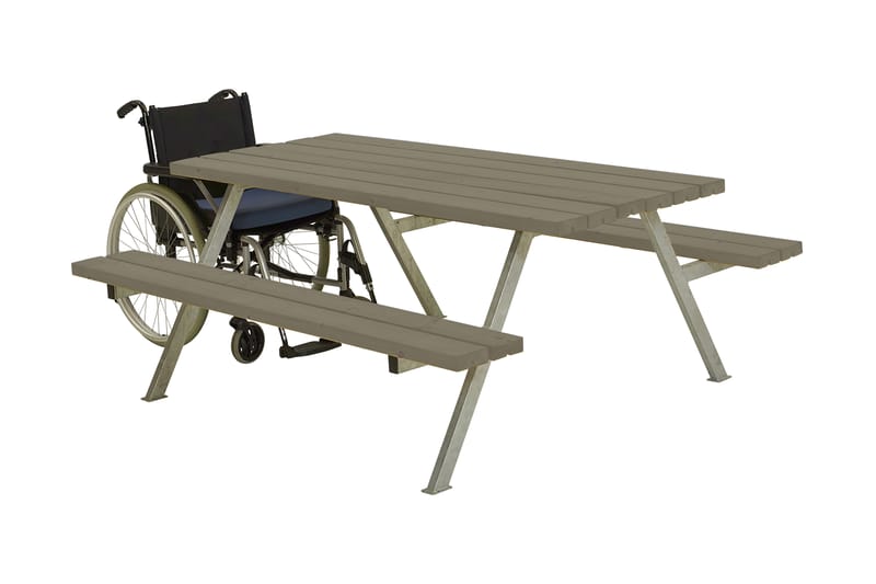 PLUS Alpha Bord/Bänkset 177 cm - Utemöbler - Trädgårdsbord & Utebord - Picknickbord
